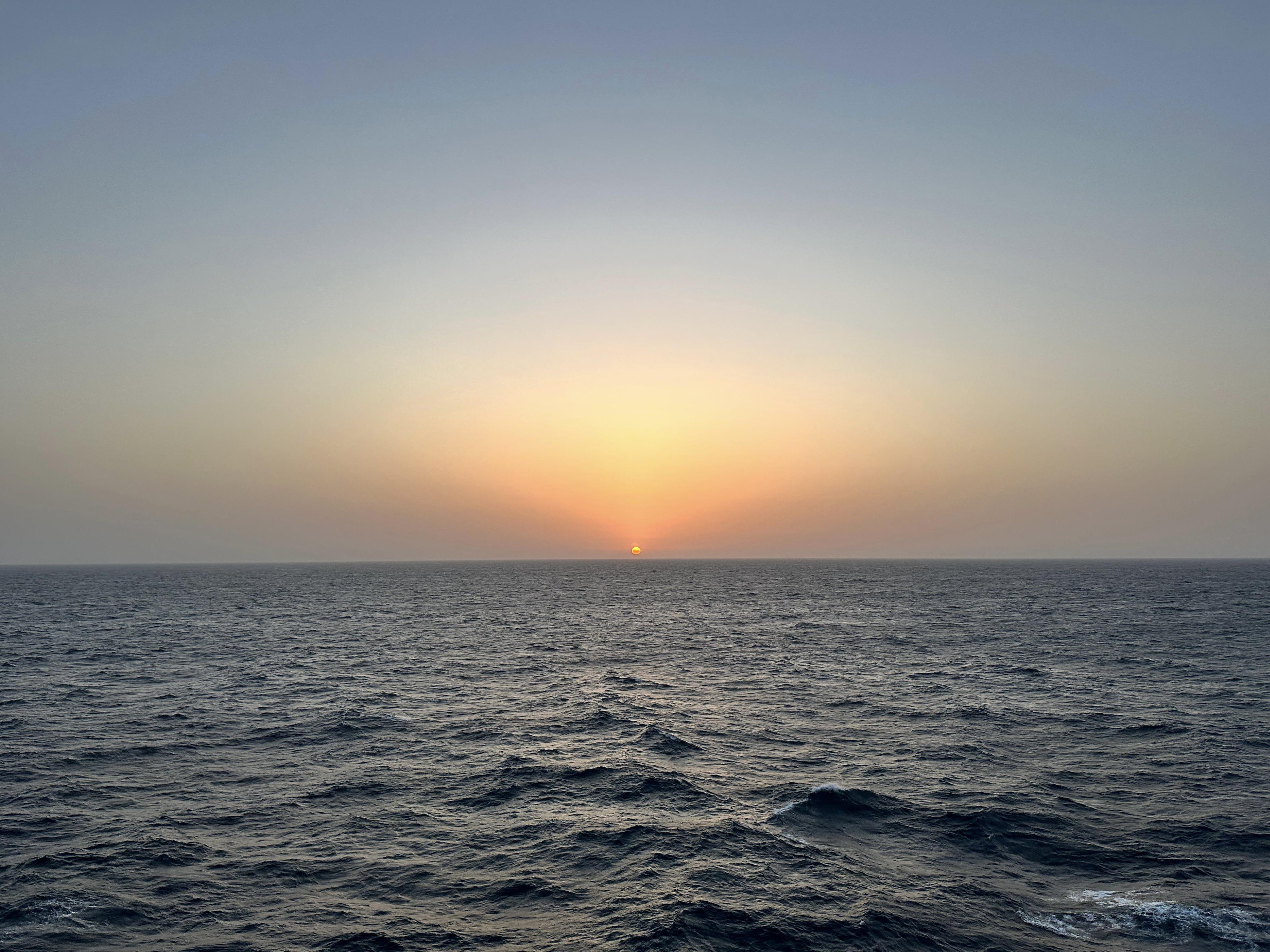 Calmness of the sea