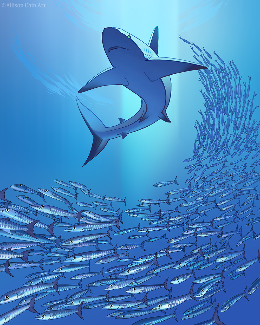 My ocean-inspired artwork